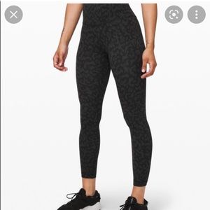 Lululemon Align Black Camo Leopard